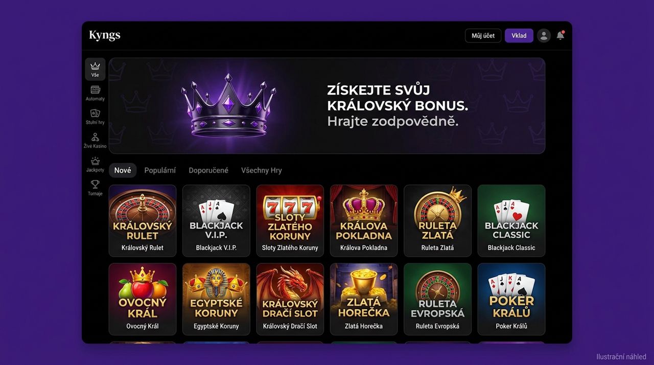 Přehled online kasina Kyngs a jeho platebních možností